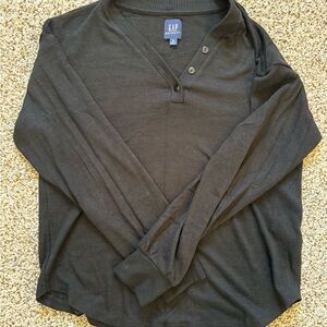 GAP Maternity Black Long Sleeve Sweater